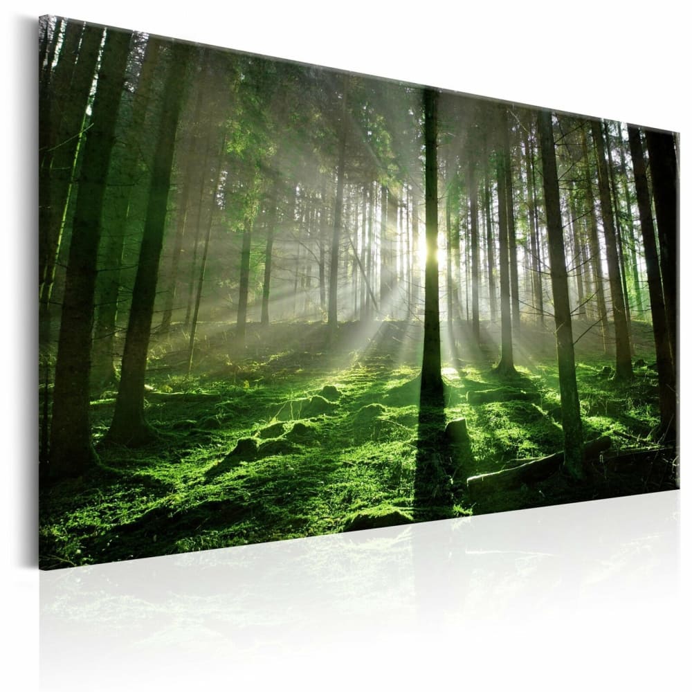 Tableau forêt d'émeraude II 120 x 80 cm
