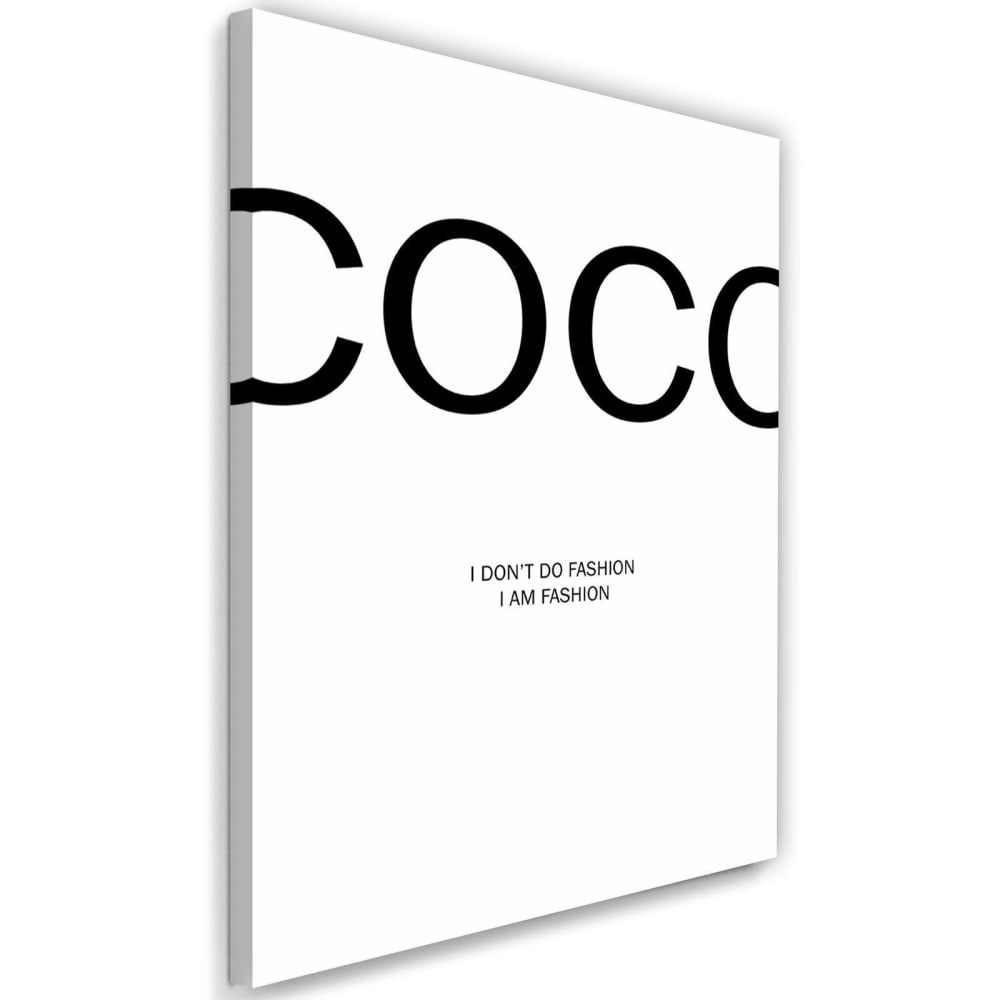 Tableau citation coco - chanel