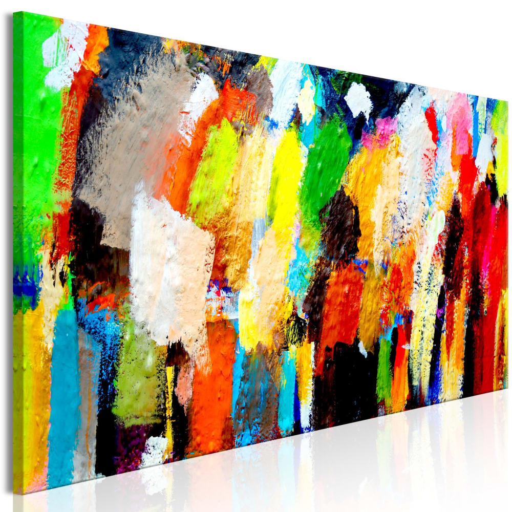 Tableau Variations colorées 120 x 40 cm