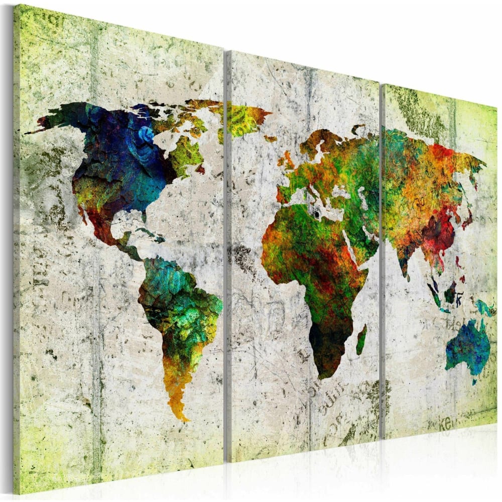 Tableau voyages colorés