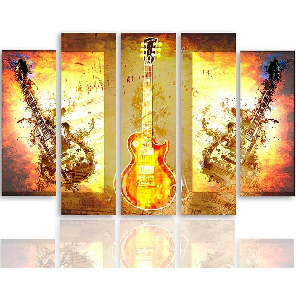 Tableau guitare 250 x 120 cm