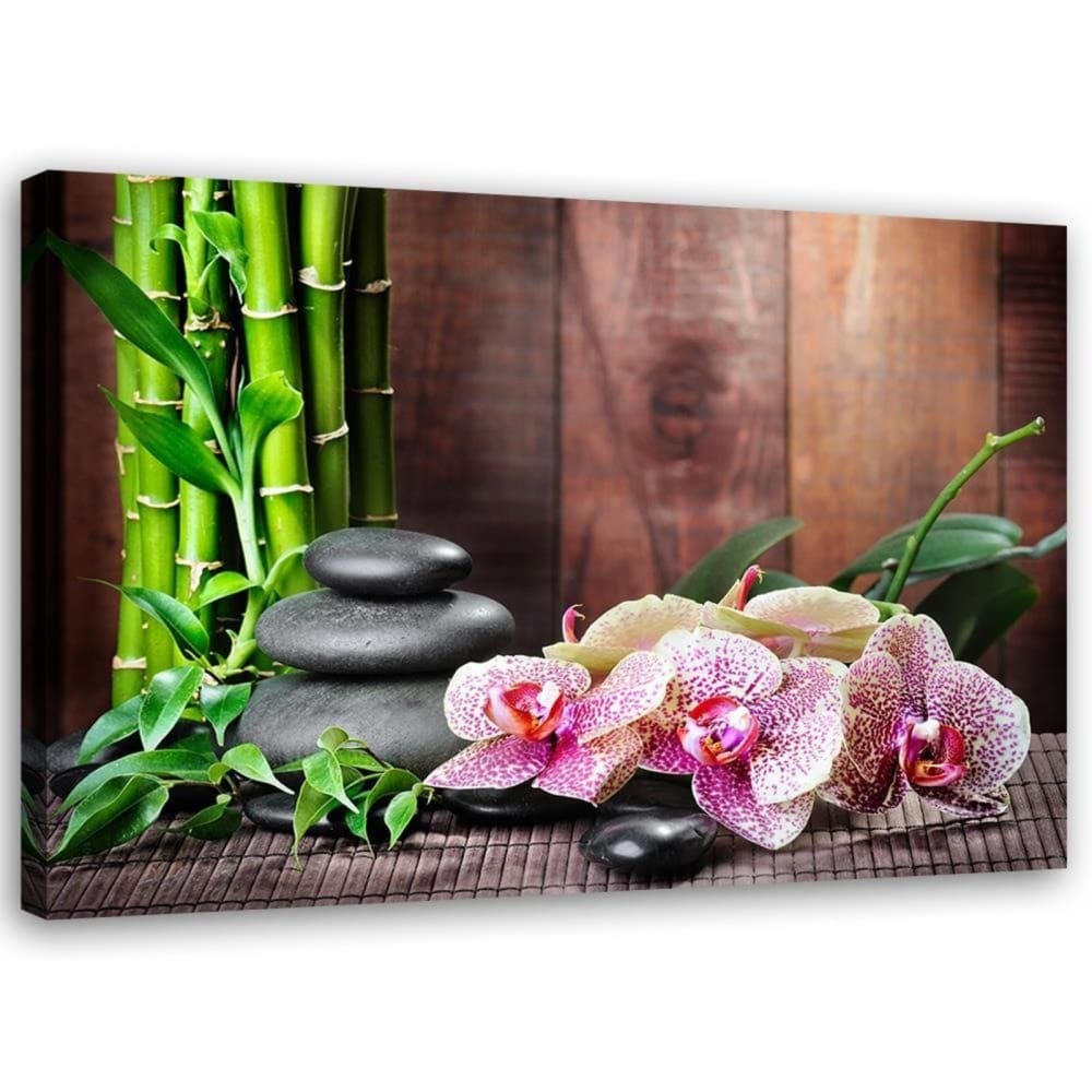 Tableau motif zen 120 x 80 cm