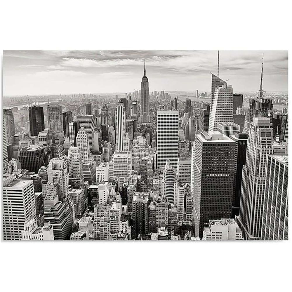 Tableau bois new york 3 120 x 80 cm
