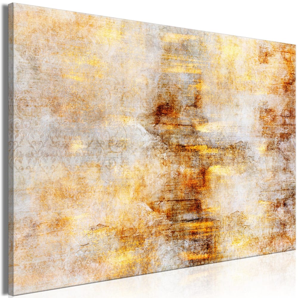 Tableau Golden Lightning Wide 120 x 80 cm