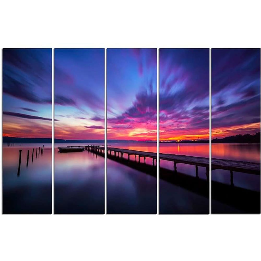 Tableau ciel plein de couleurs 250 x 120 cm