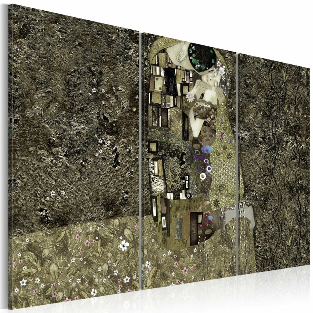 Tableau amour inspiration klimt 120 x 80 cm