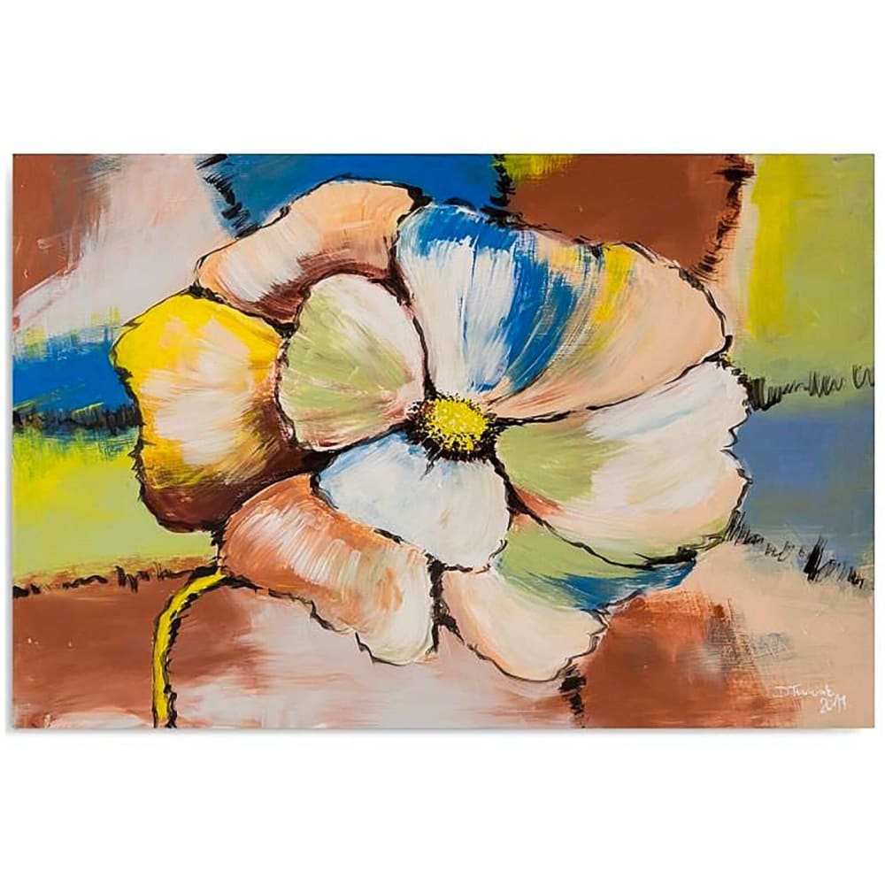 Tableau 1 grande fleur 120 x 80 cm