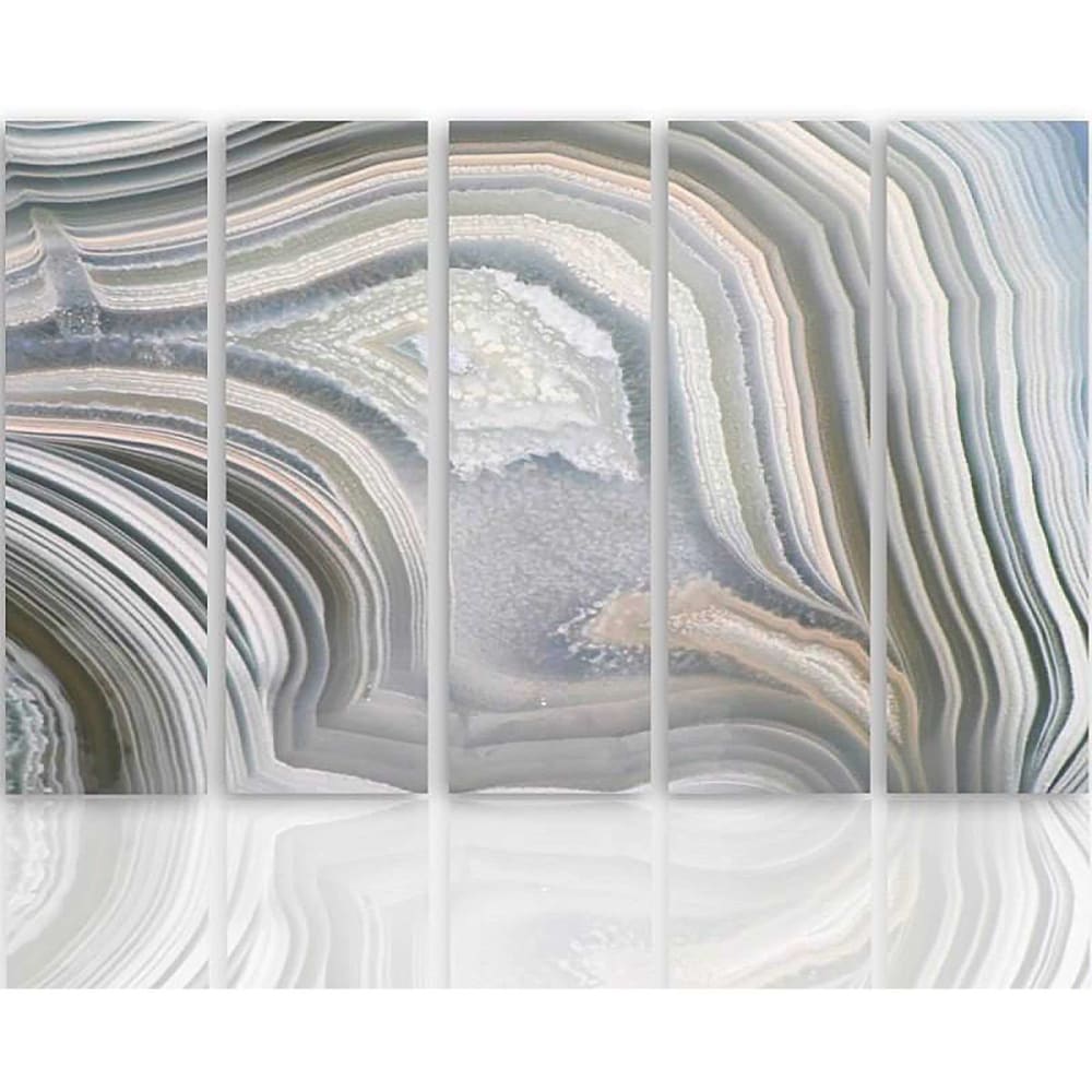 Tableau gris abstrait 250 x 120 cm