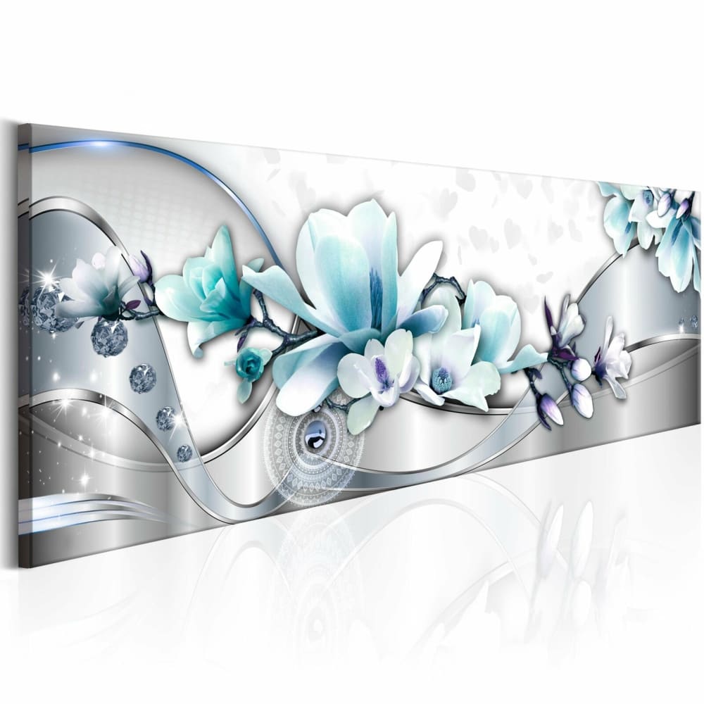 Tableau ruban d'hiver 120 x 40 cm