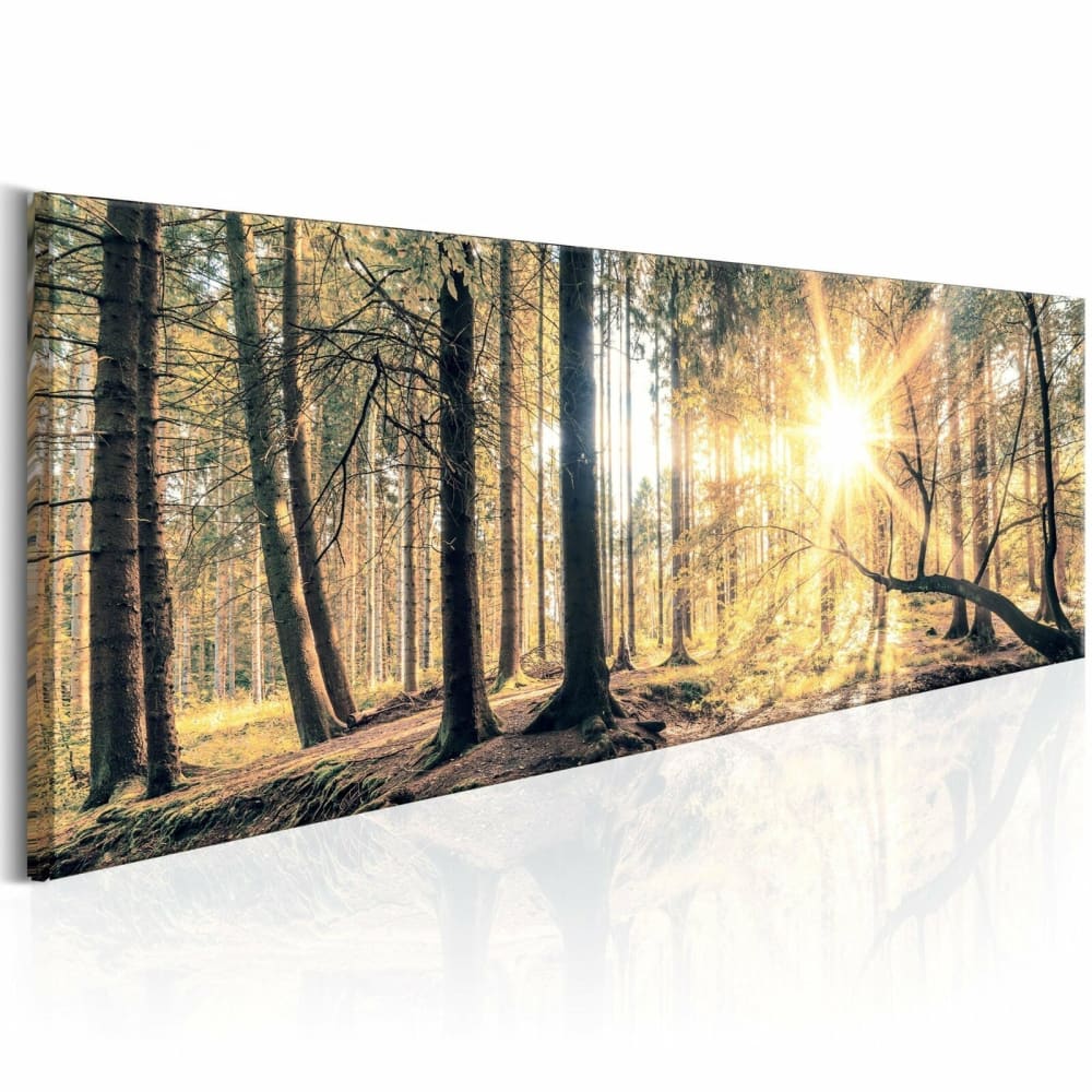 Tableau retraite d'automne 120 x 40 cm
