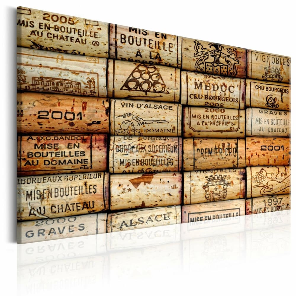 Tableau vignoble de souvenirs 120 x 80 cm