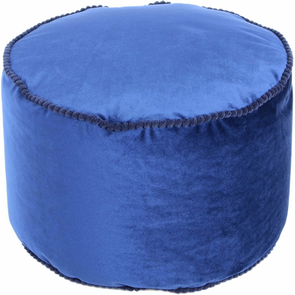 Pouf rond en velours - mahal