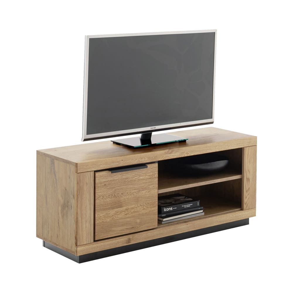 Meuble TV en chêne 122x54x52 cm - LIRI