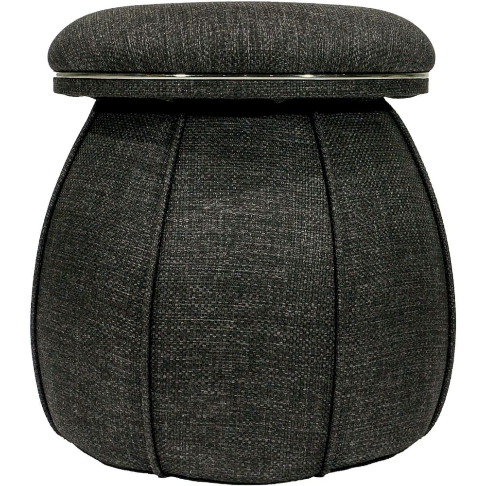 tabouret rond en tissu