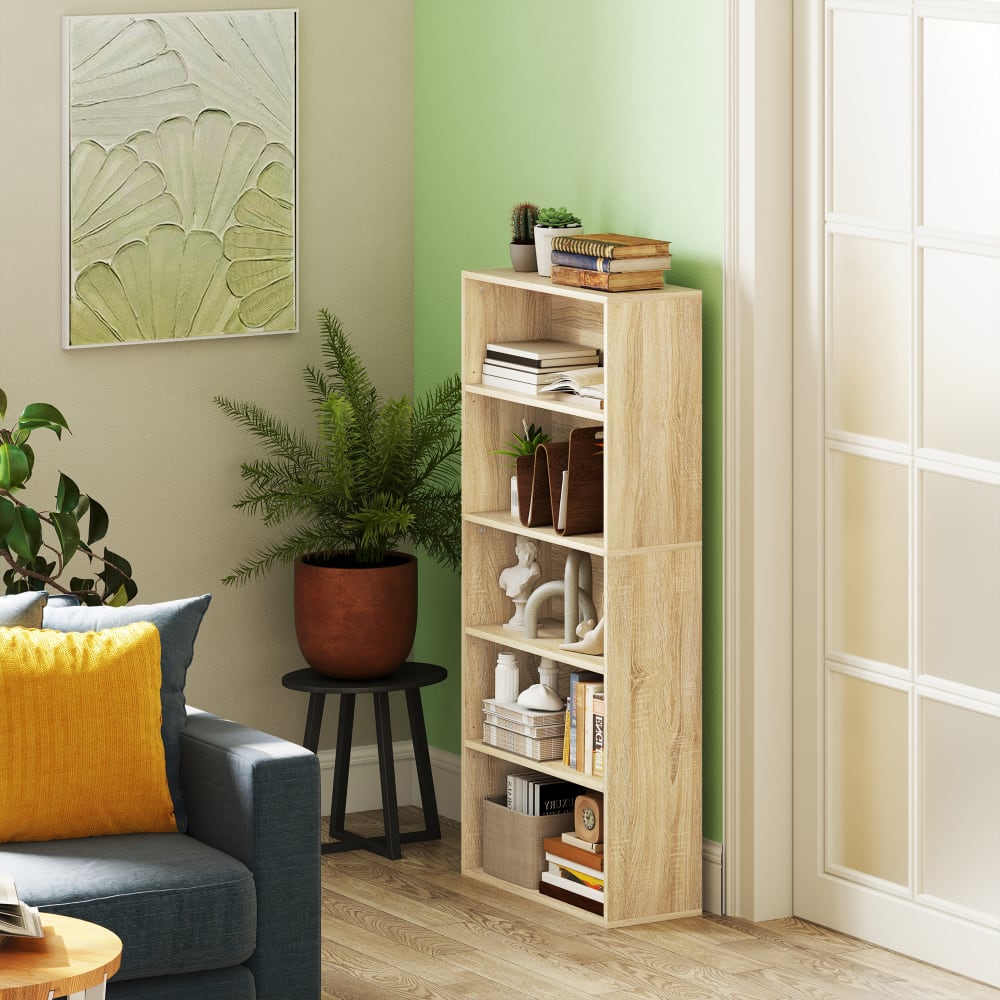 5-Etagen-Bücherregal Naturholz - Maisons Du Monde