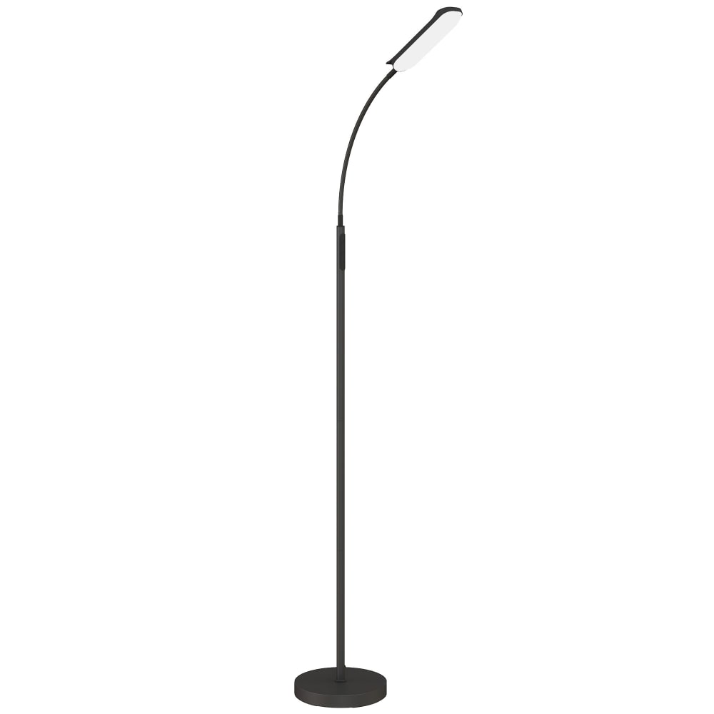 Lampadaire sur pied de salon télécommande contrôle tactile noir