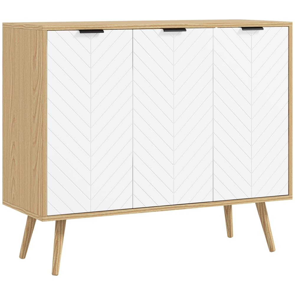 Buffet bas meuble rangement - bois