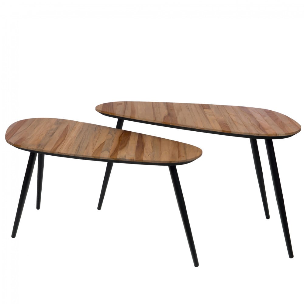 Lot de 2 tables basses