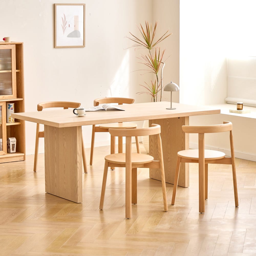 Nordlys Esstisch aus Holz (6 Personen) Braun Holz