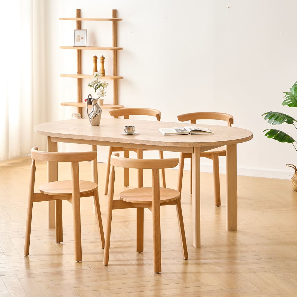 Nordlys Esstisch aus Holz (6 Personen) Braun Braun Holz