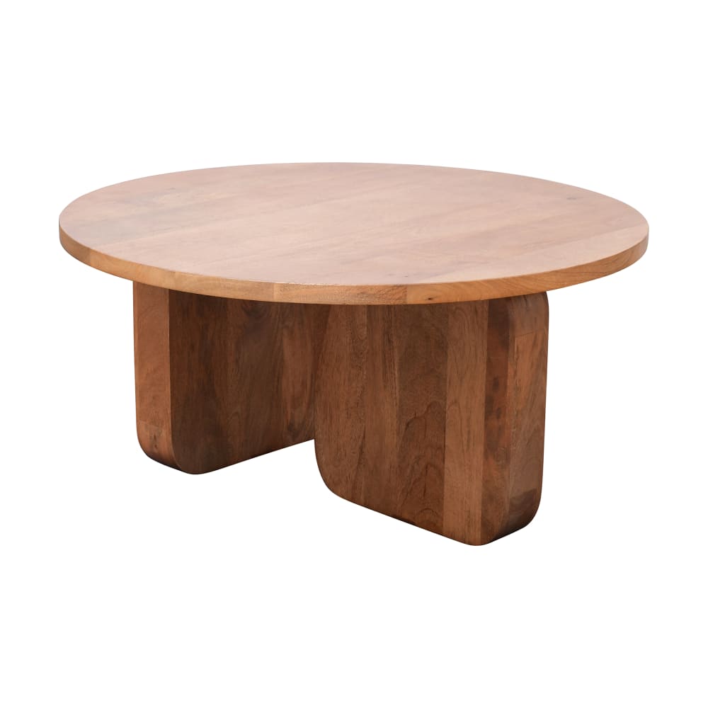 Table basse ronde en - massif