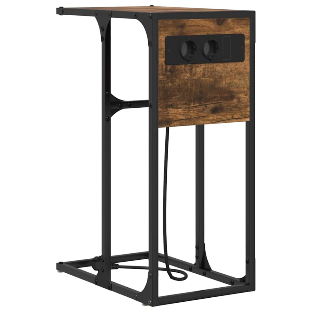 Tables de chevet en bois blet marron 41,5 x 26 x 60,5 cm