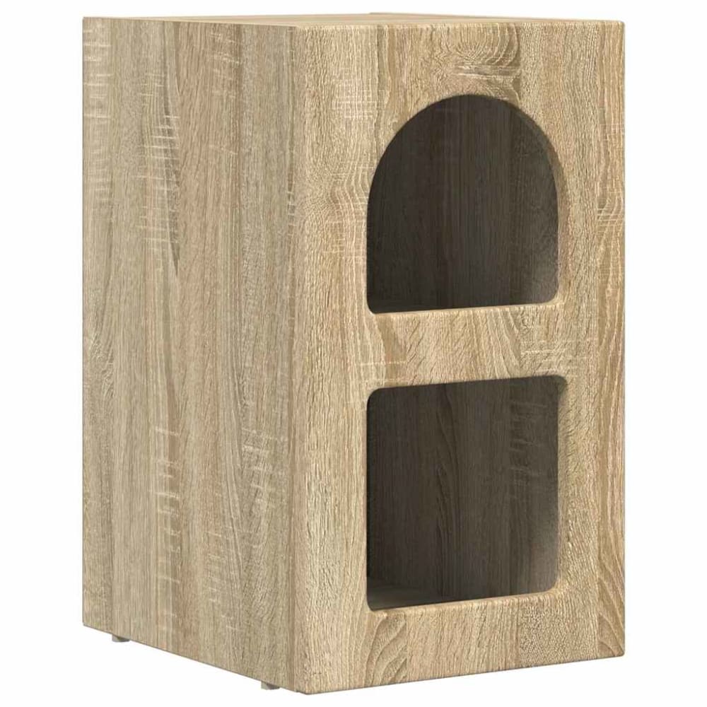 Tables de chevet en bois ambre marron 29,5 x 33,5 x 50 cm
