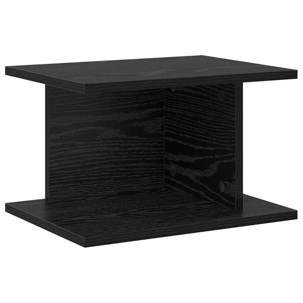 Tables de chevet en bois noir 40 x 30 x 25 cm