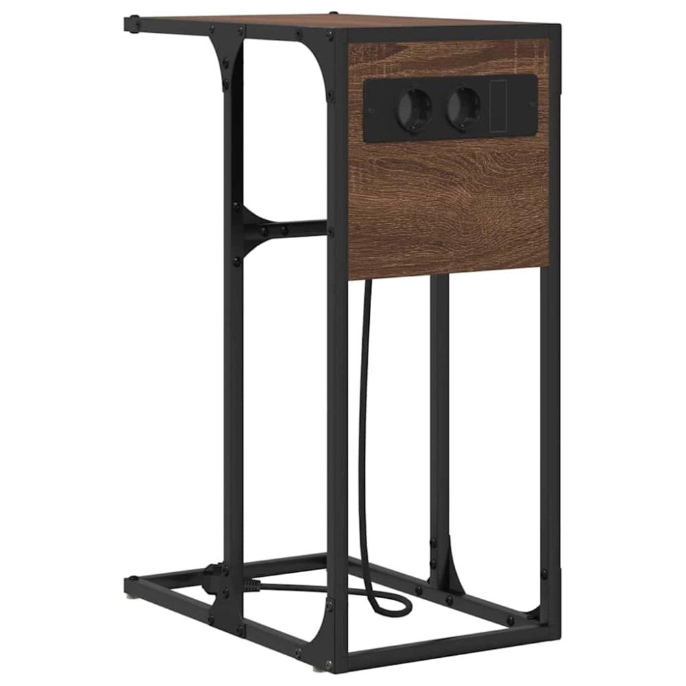 Tables de chevet en bois blet marron 41,5 x 26 x 60,5 cm