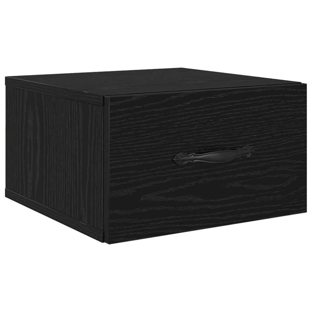 Tables de chevet en bois noir 35 x 35 x 20 cm