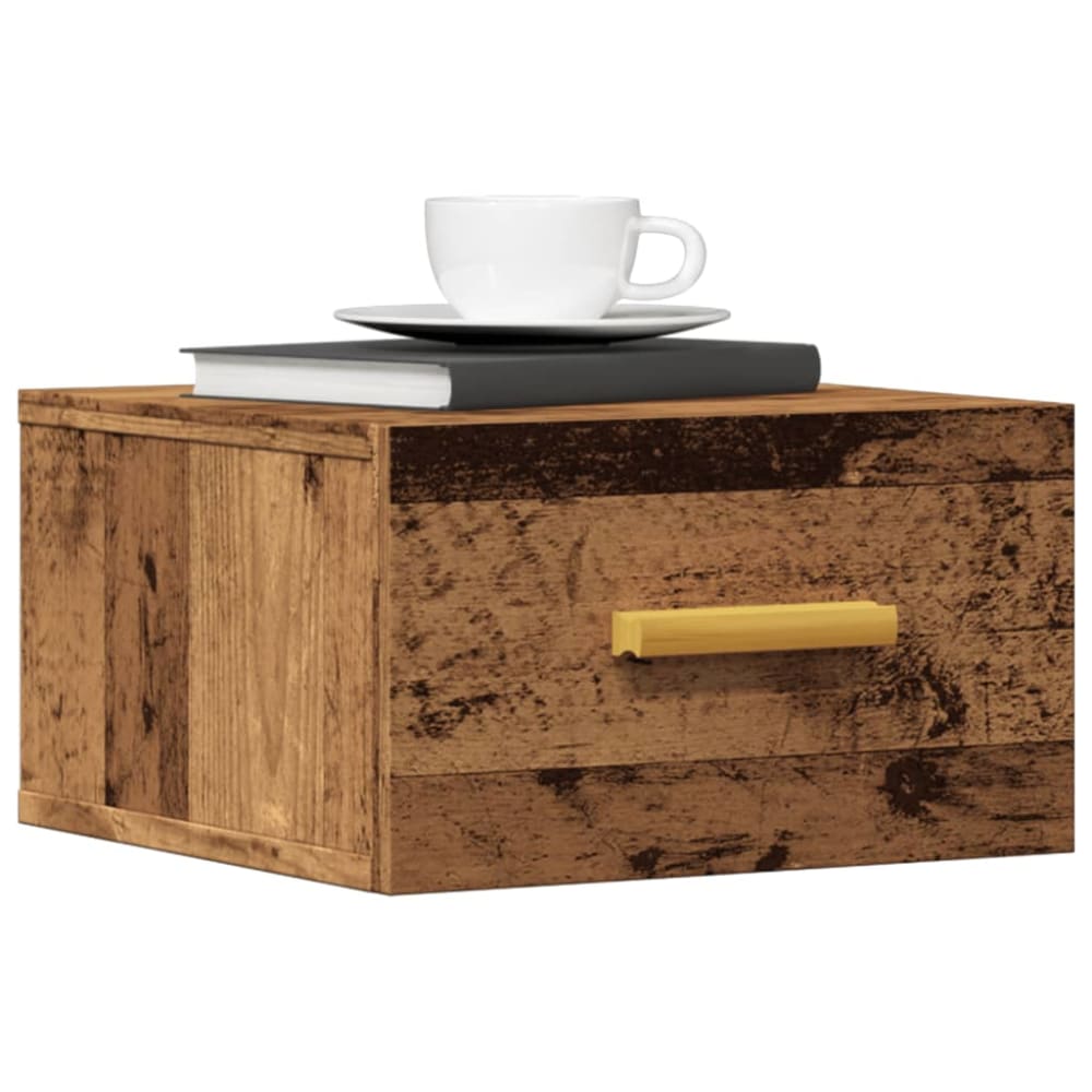 Tables de chevet  argile marron  35 x 35 x 20 cm