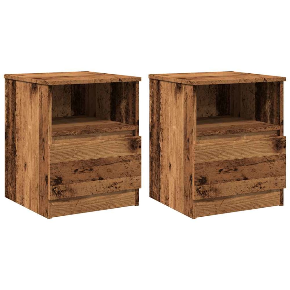 Lot 2 tables chevet