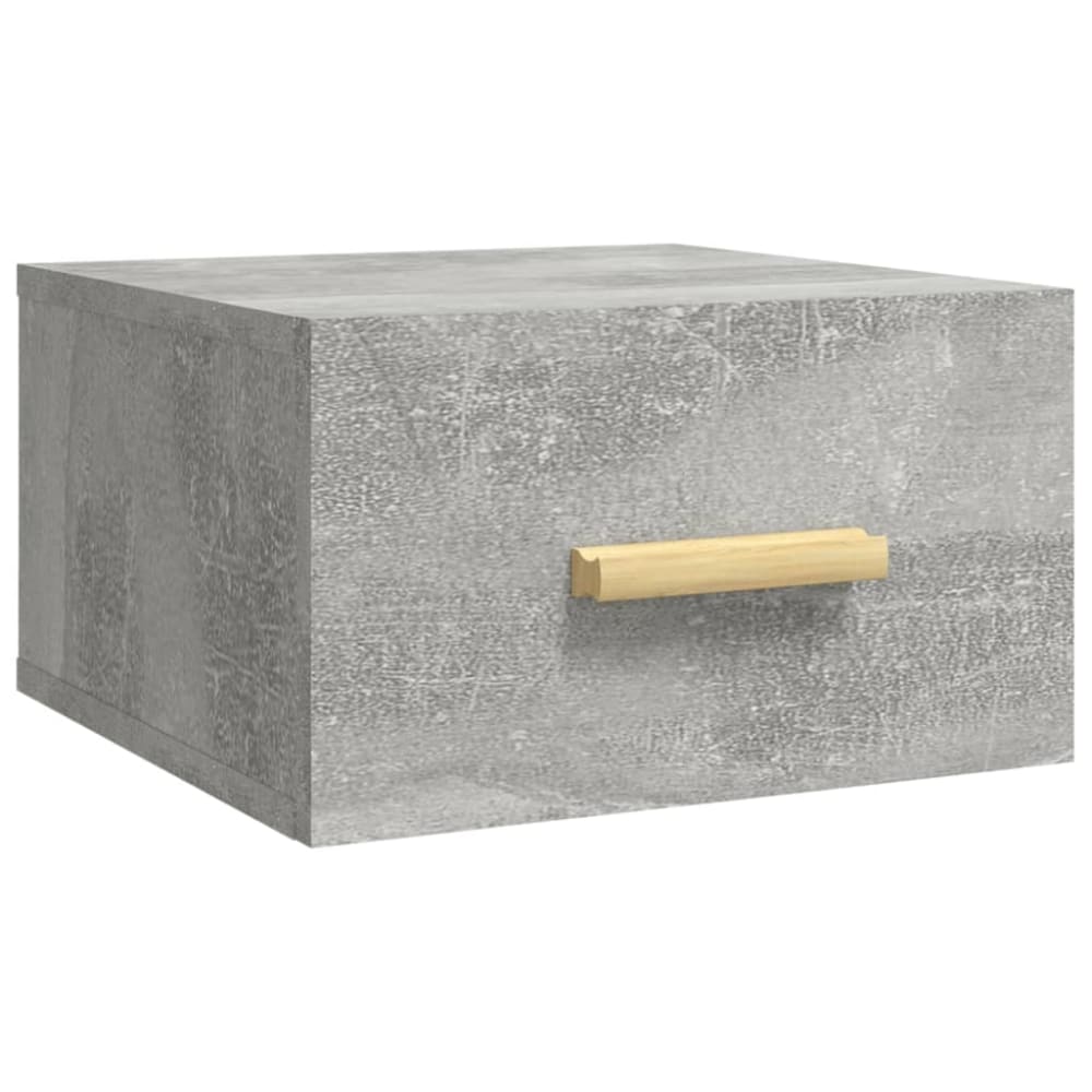 Tables de chevet en bois gris 35 x 35 x 20 cm