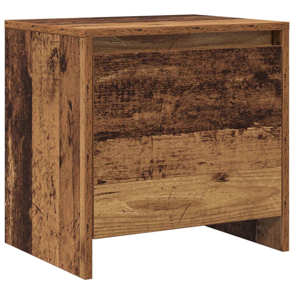 Tables de chevet en bois ambre marron 45 x 34 x 44,5 cm