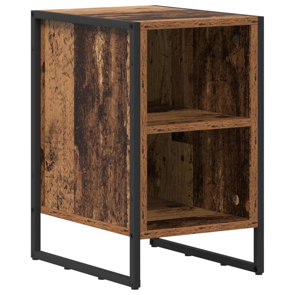 Tables de chevet en bois argile marron 39,5 x 30 x 50 cm