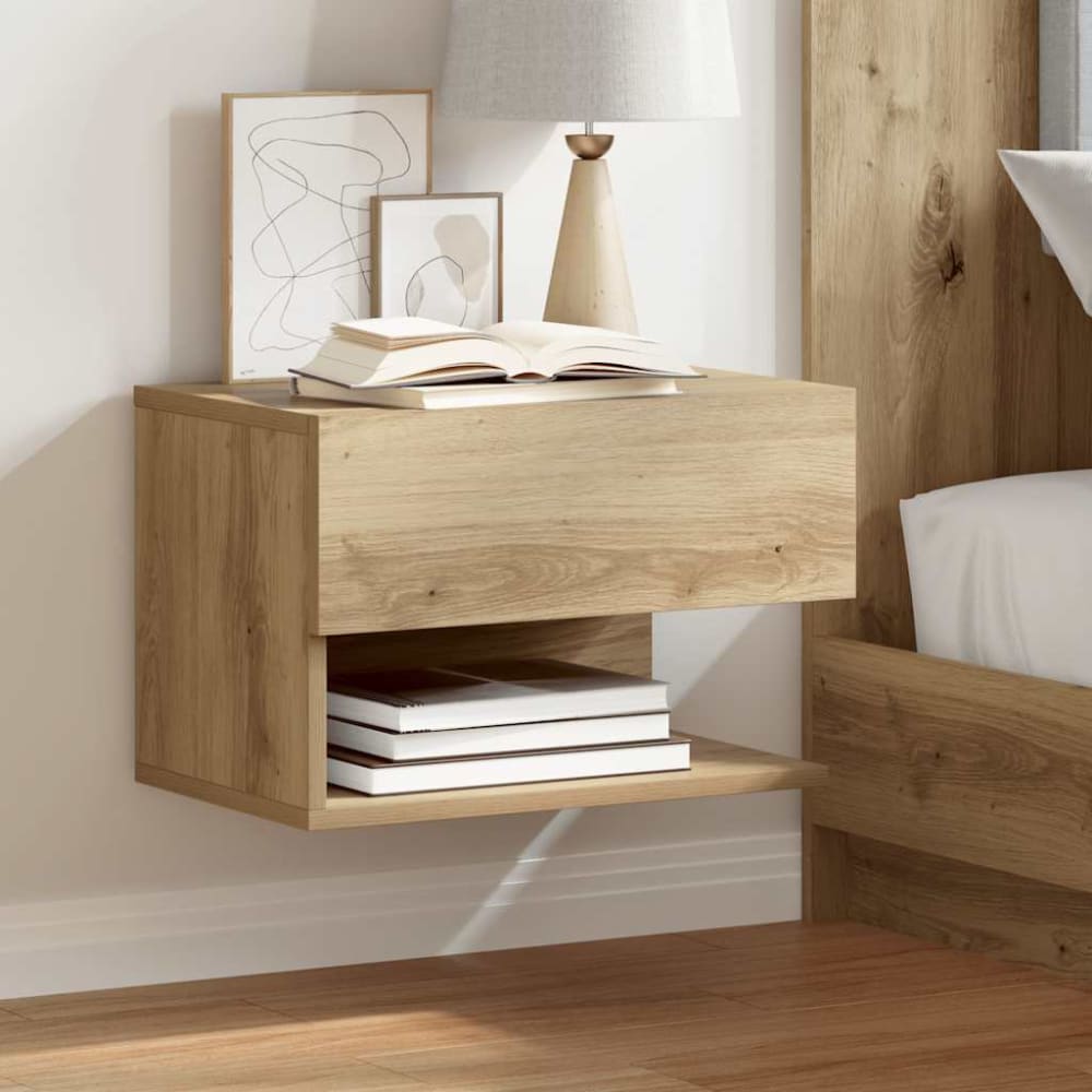 Tables de chevet  tabac marron  46 x 29,5 x 30 cm