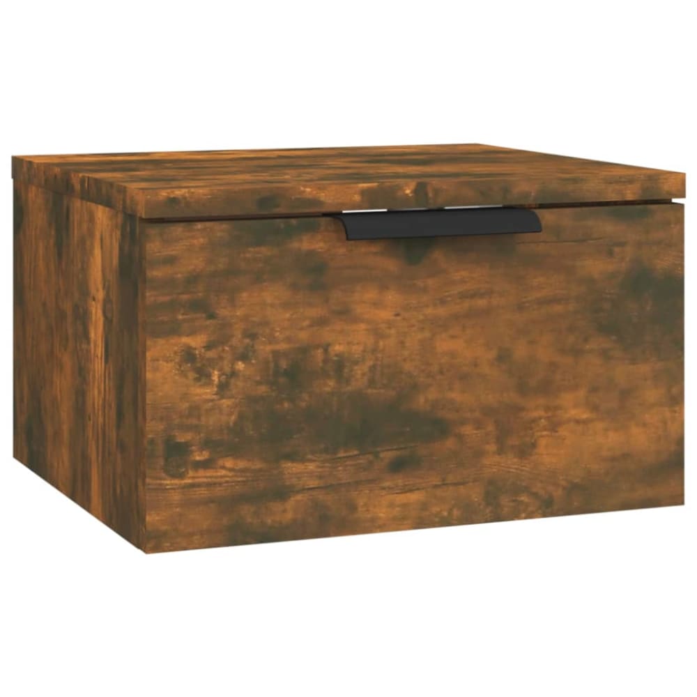 Tables de chevet en bois pacane marron 34 x 30 x 20 cm