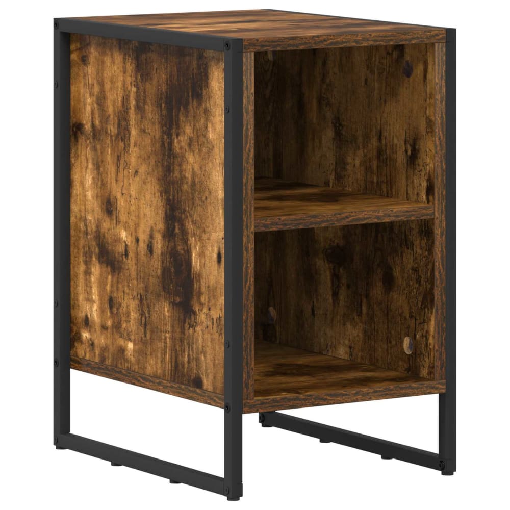 Tables de chevet en bois ambre marron 39,5 x 30 x 50 cm