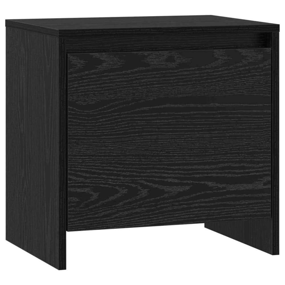 Tables de chevet en bois noir 45 x 34 x 44,5 cm