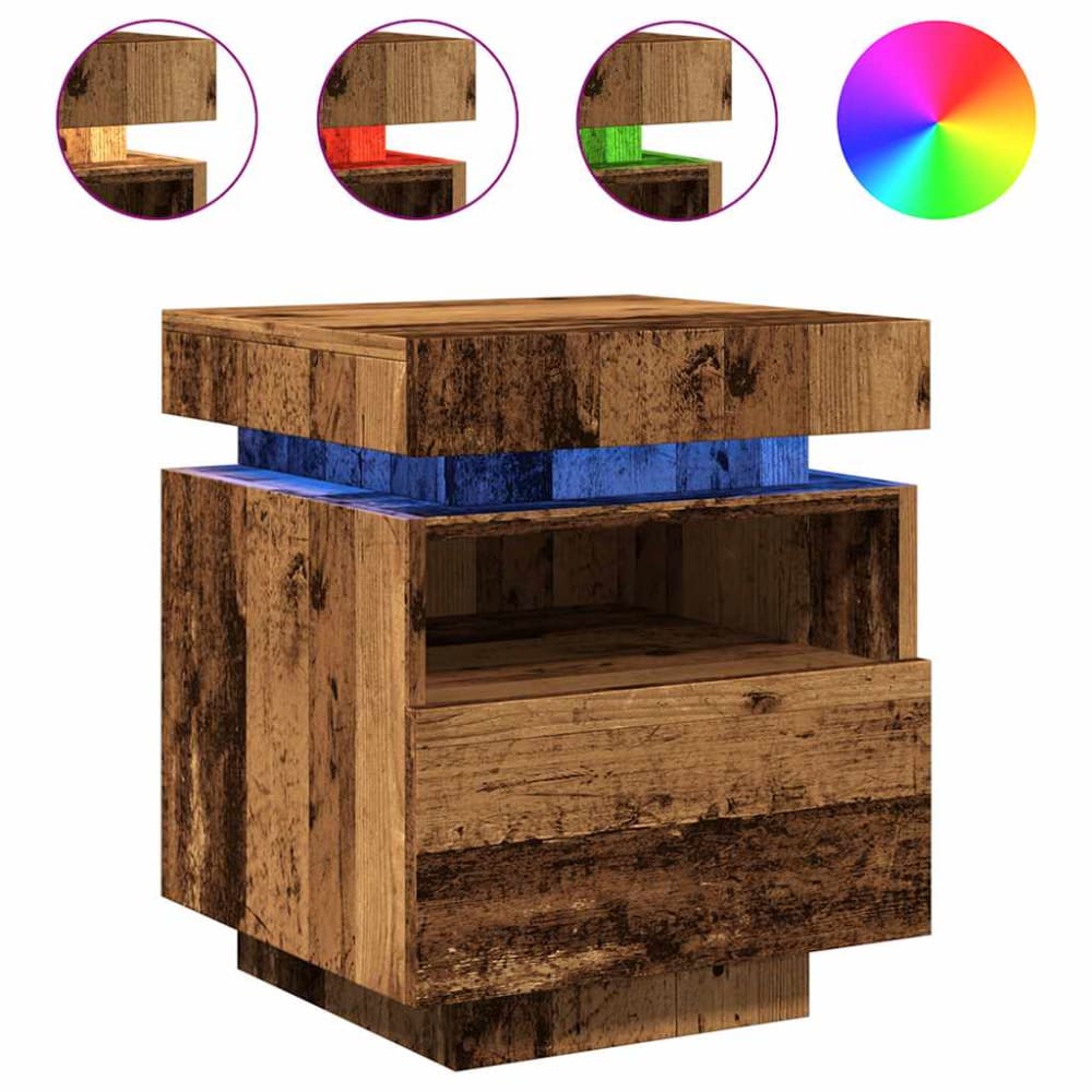 tables de chevet en bois