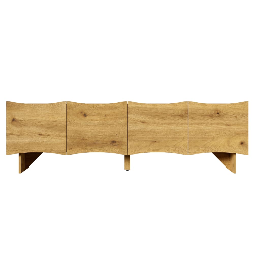 Meuble tv 155 cm, 4 portes,