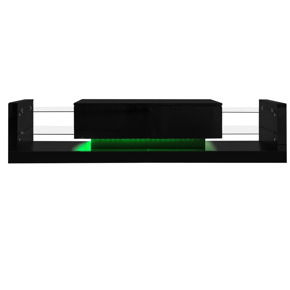 Meuble tv laqué brillant