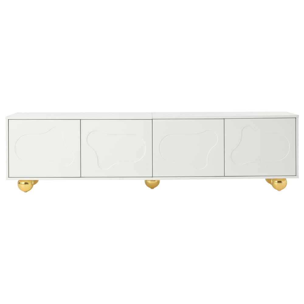 Meuble tv 4 portes motif - 180