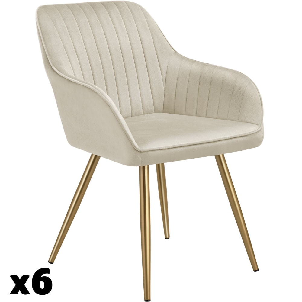 Lot 6 chaises de salle