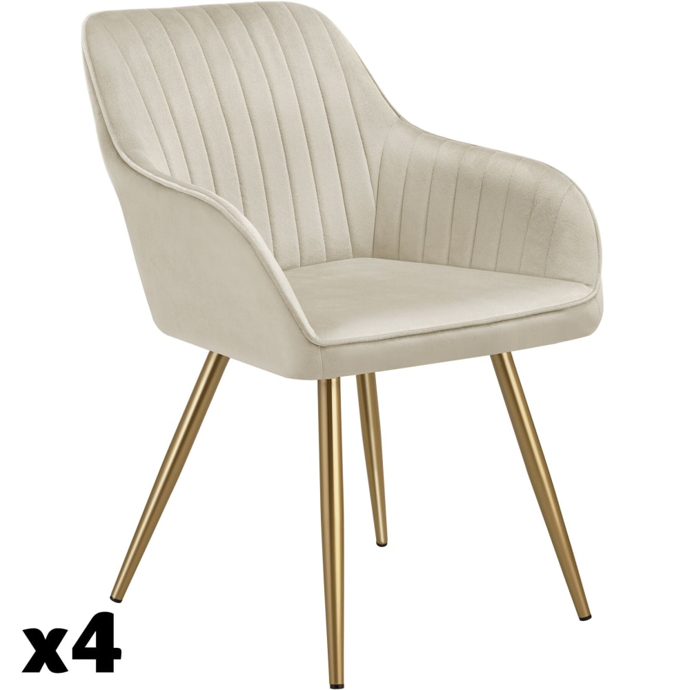 Lot 4 chaises de salle