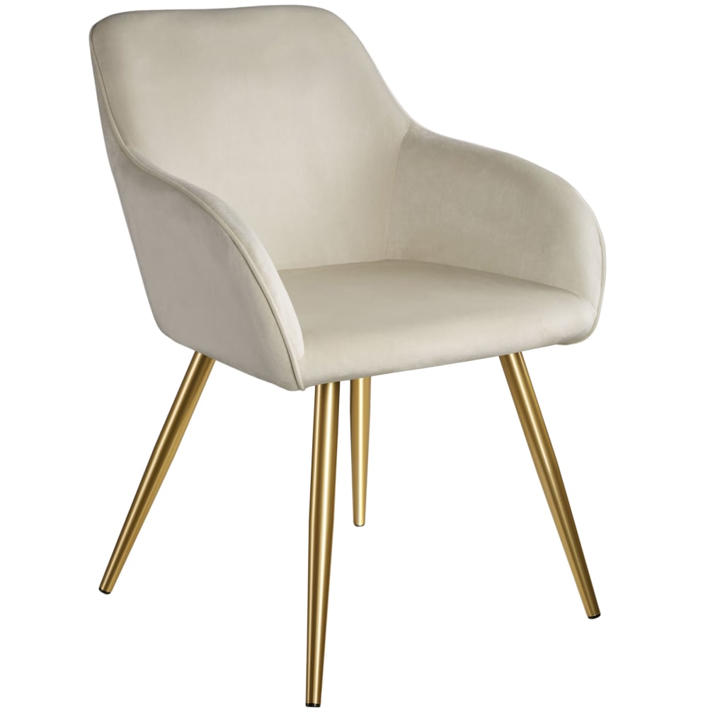 Chaise velours rembourrée,