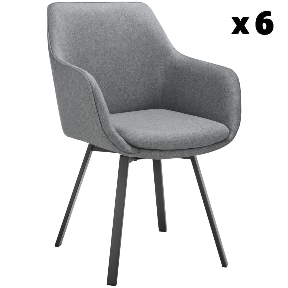 Lot 6 fauteuils pivotants - dossier