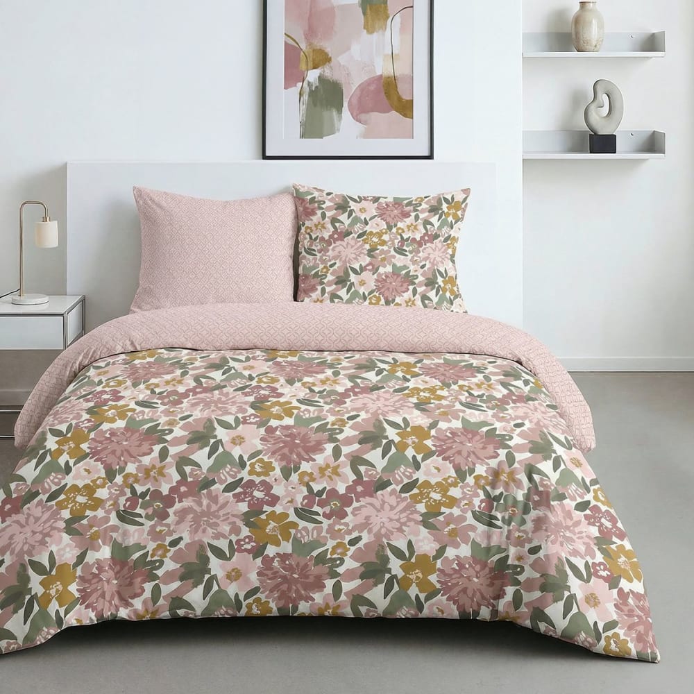Parure de lit imprimé - floral