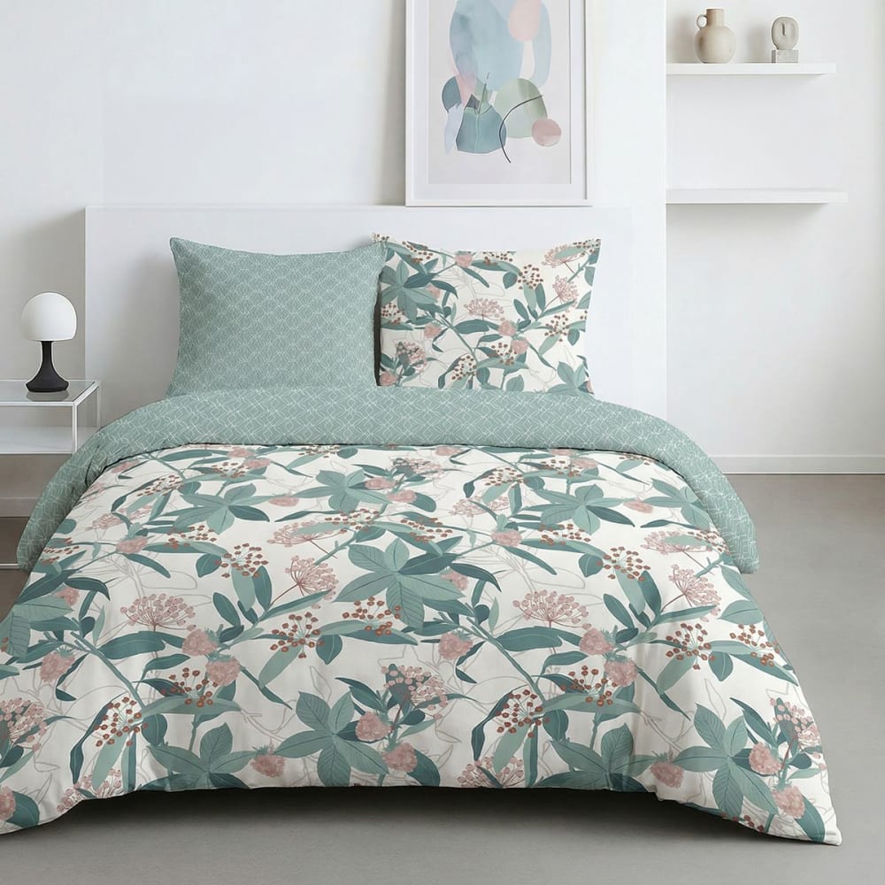 Parure de lit imprimé - floral