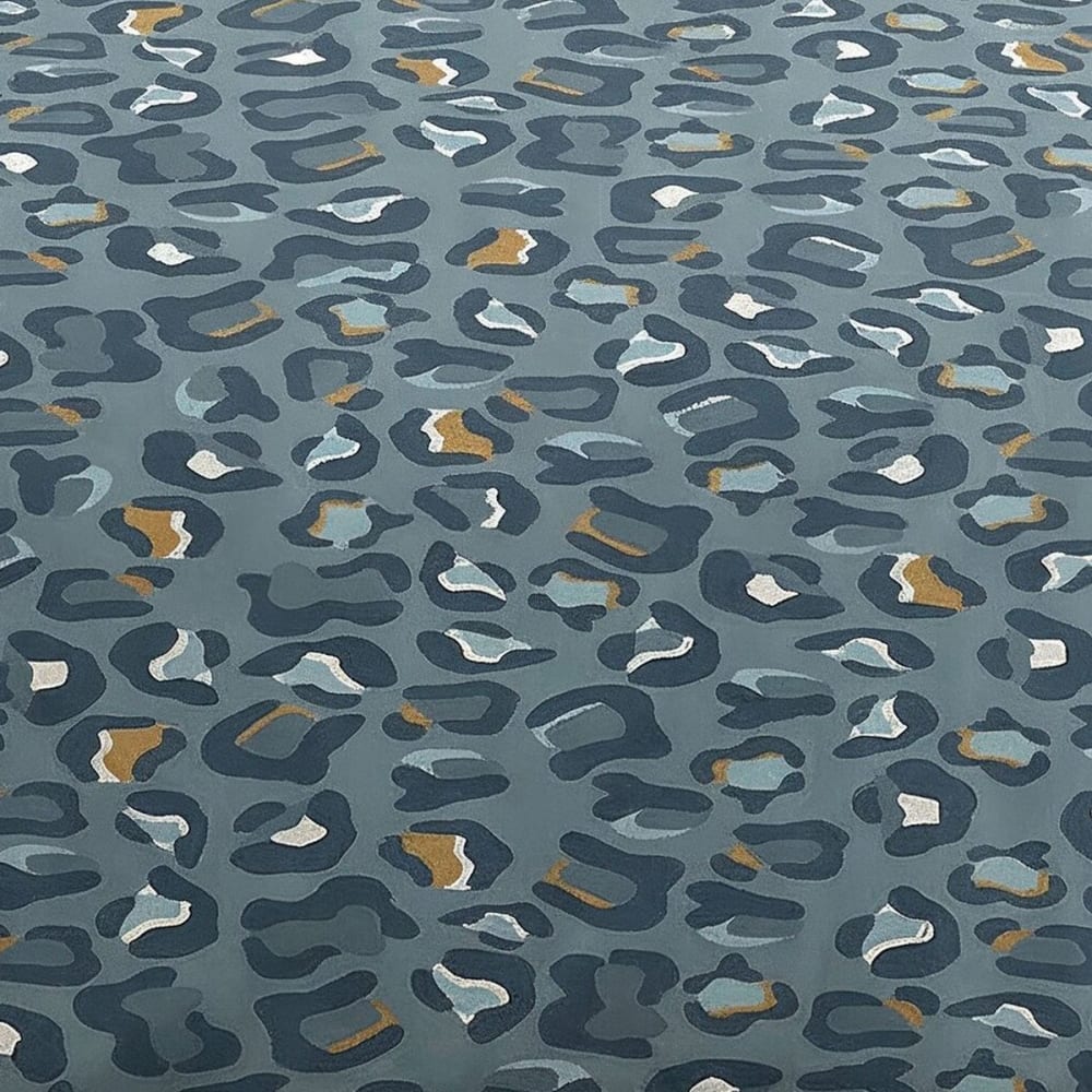 Parure de lit imprimé animalier 240x220cm bleu — vue 4